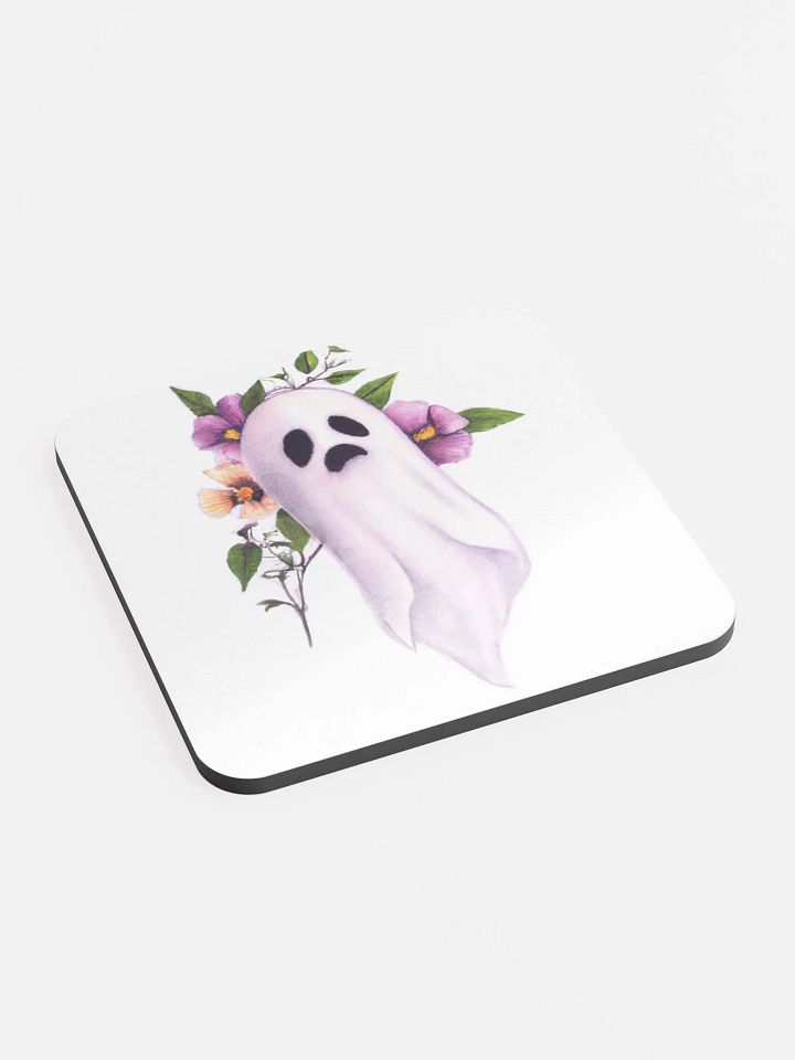 Floral ghost coaster product image (2)