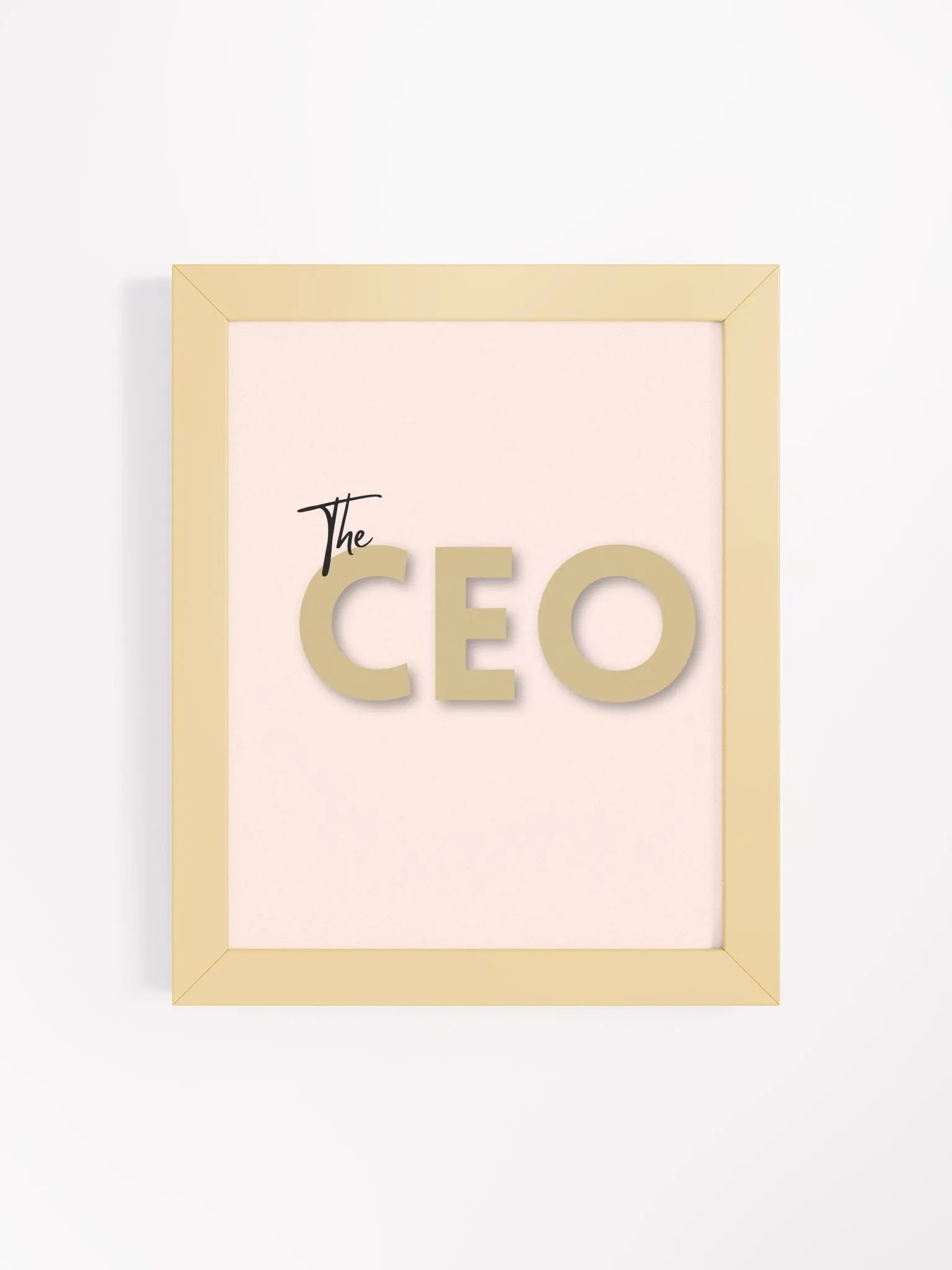 The CEO Wall Art - Blush product image (4)