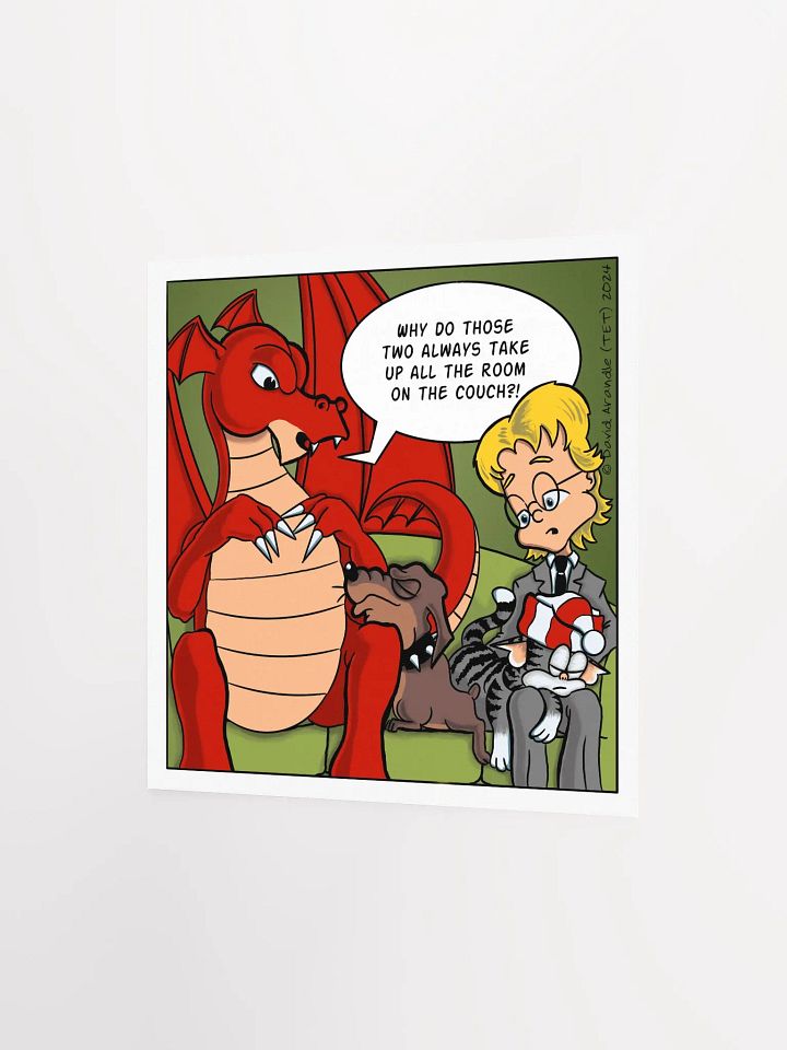 No Couch Room - Resident Dragon Poster product image (2)