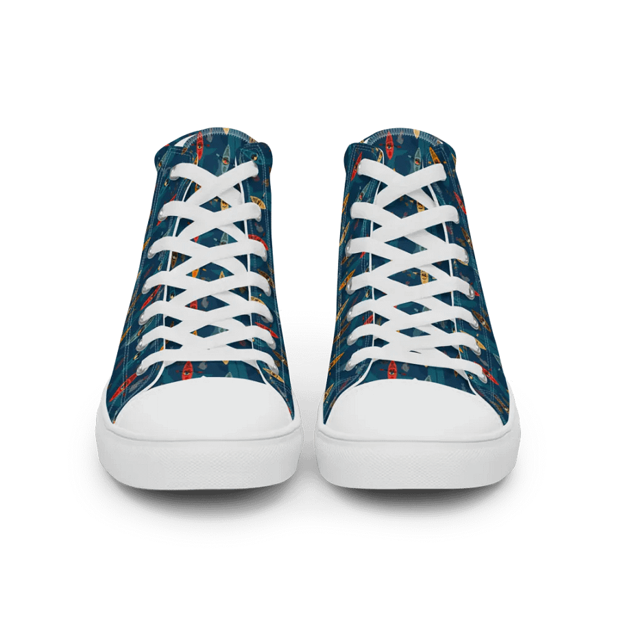 Underwater Surprise - Mens High Top Canvas Shoes product image (4)