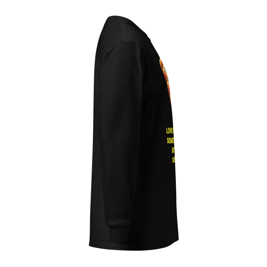 Cheesy Love Pizza Long Sleeve Shirt product image (4)