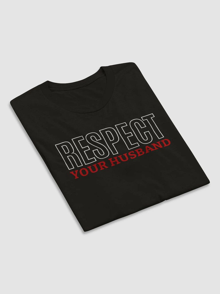Respect Your Husband - Wife's Couple Shirt (Black, Navy) product image (4)