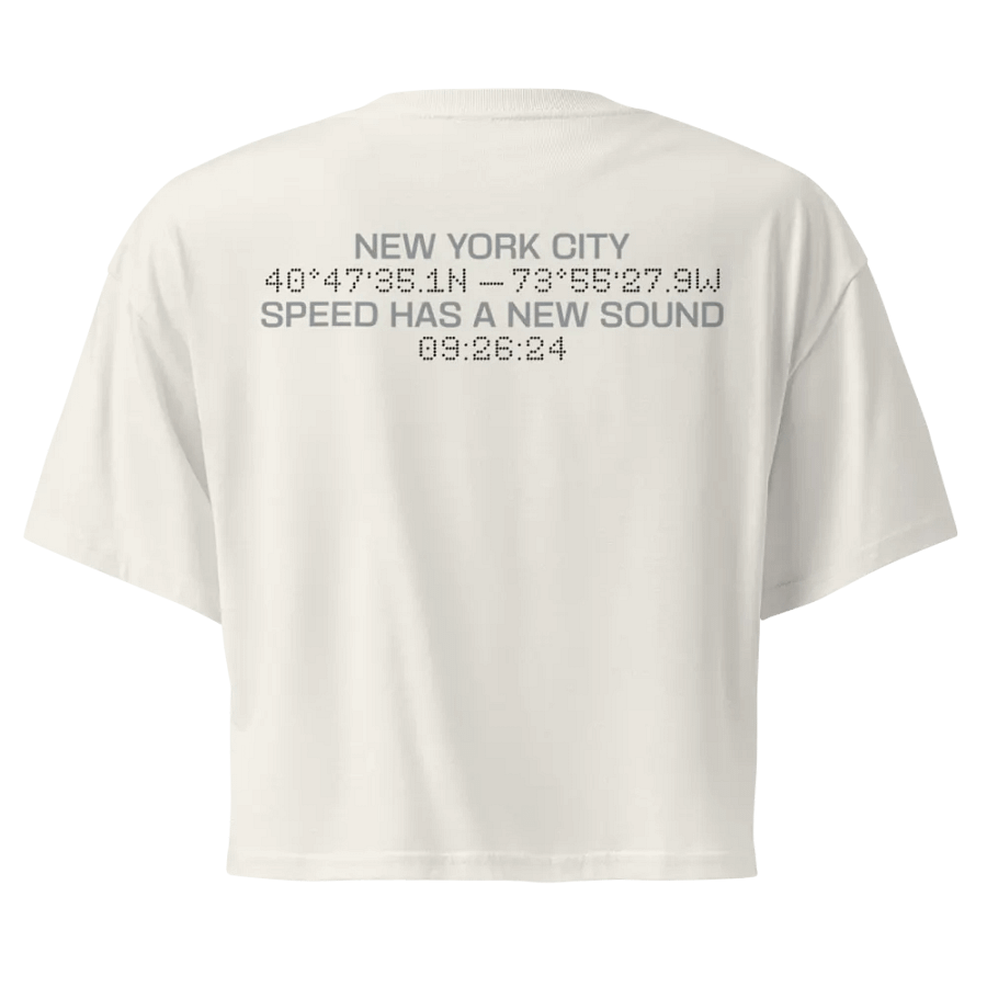 ATHLOS Crop Tee - Ecru product image (2)