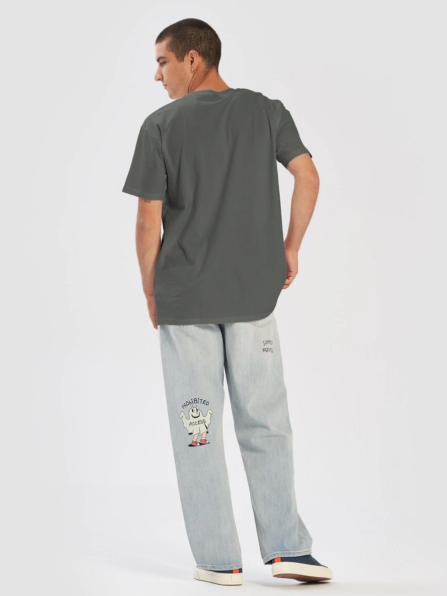 Plain Color Charcoal T-Shirt product image (4)