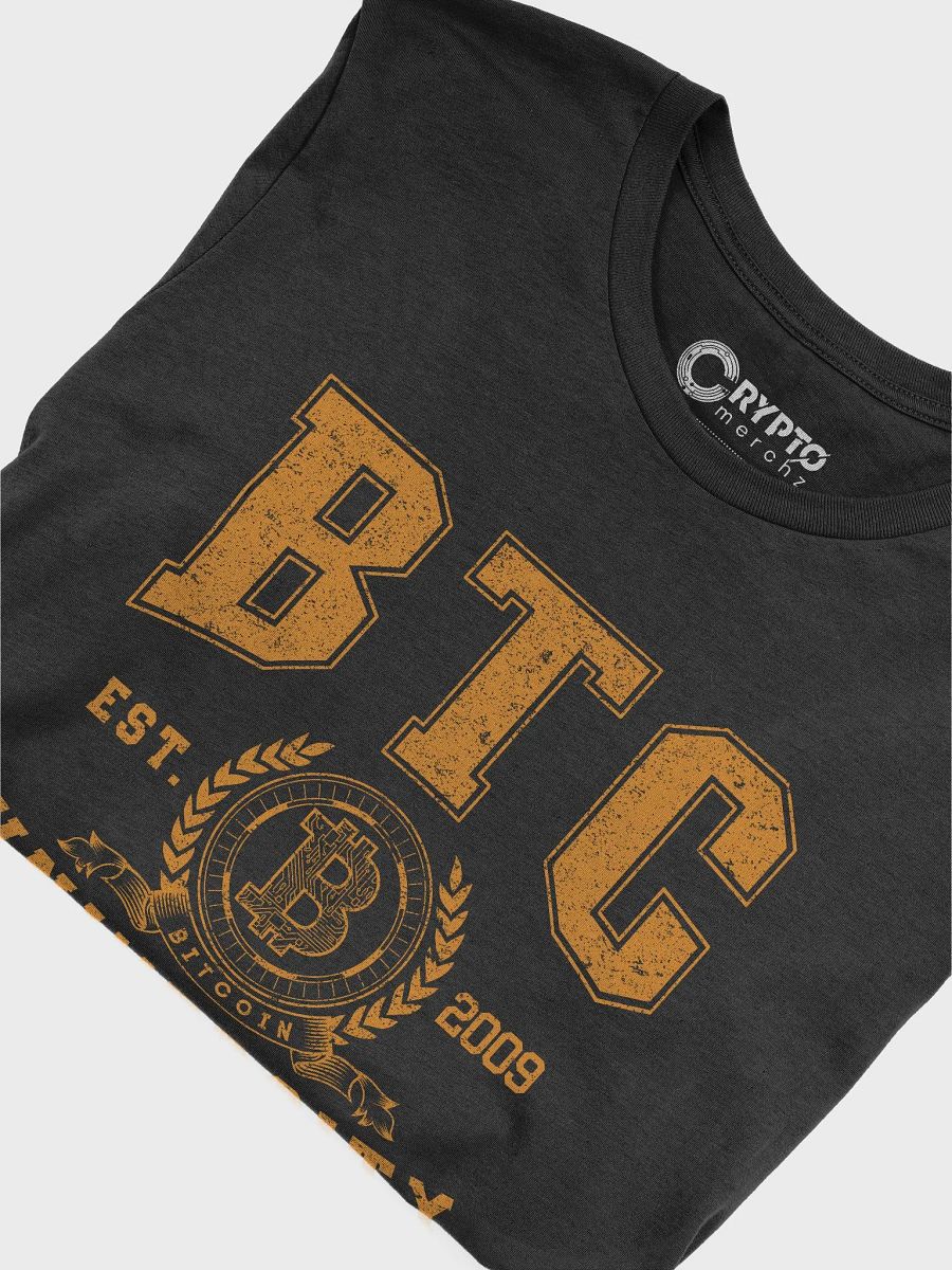 Bitcoin BTC University College Crypto Currency Blockchain T-Shirt product image (24)