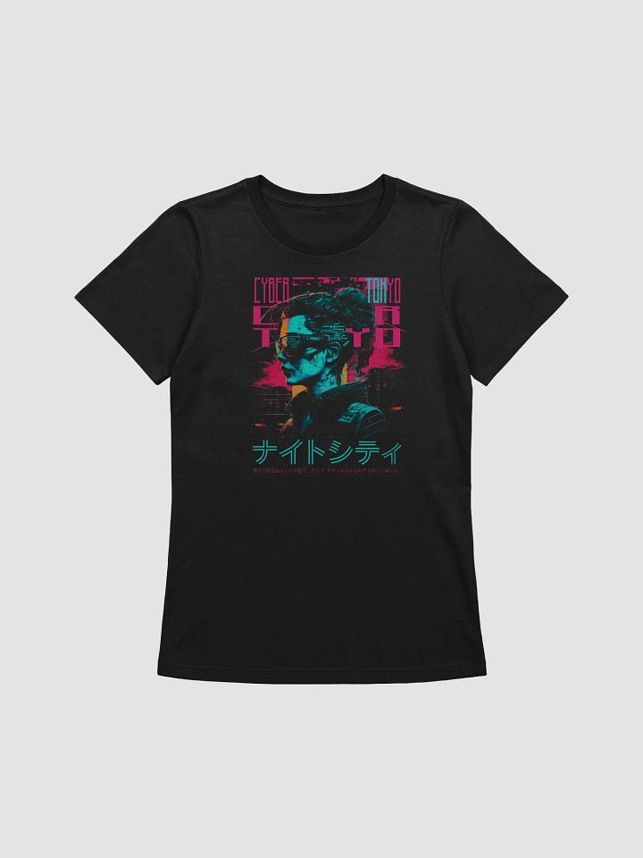 Neon Cyberpunk Enigma Women's Relaxed Tee product image (1)