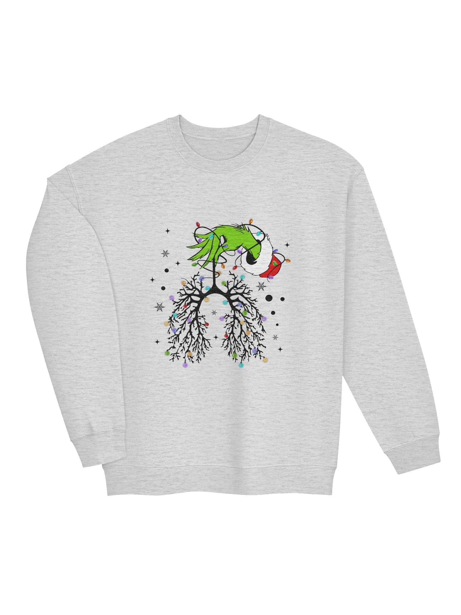 Christmas Grinch Lungs Crewneck Sweatshirt product image (15)