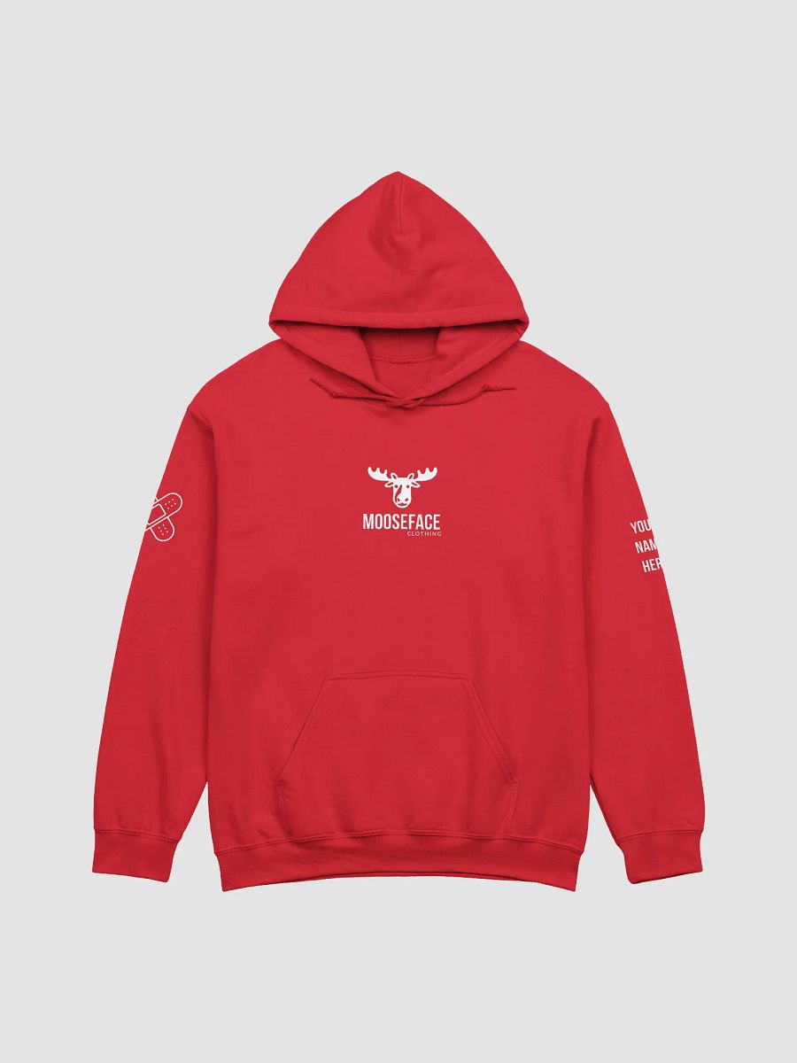 MooseFace Crest Bandaid Motivation Hoodie- Gildan product image (1)