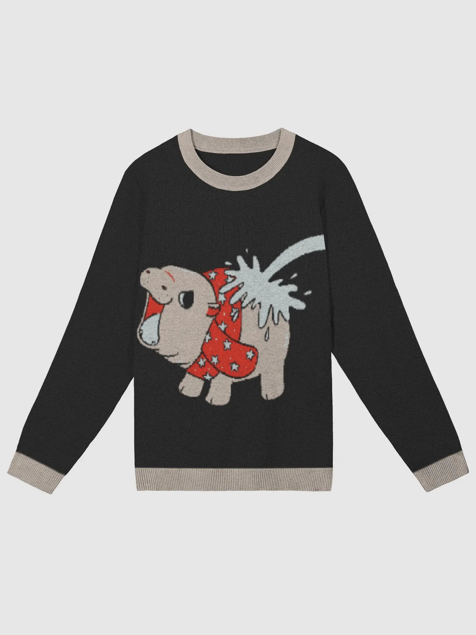 Whimsical Sheep Jacquard Crewneck product image (3)