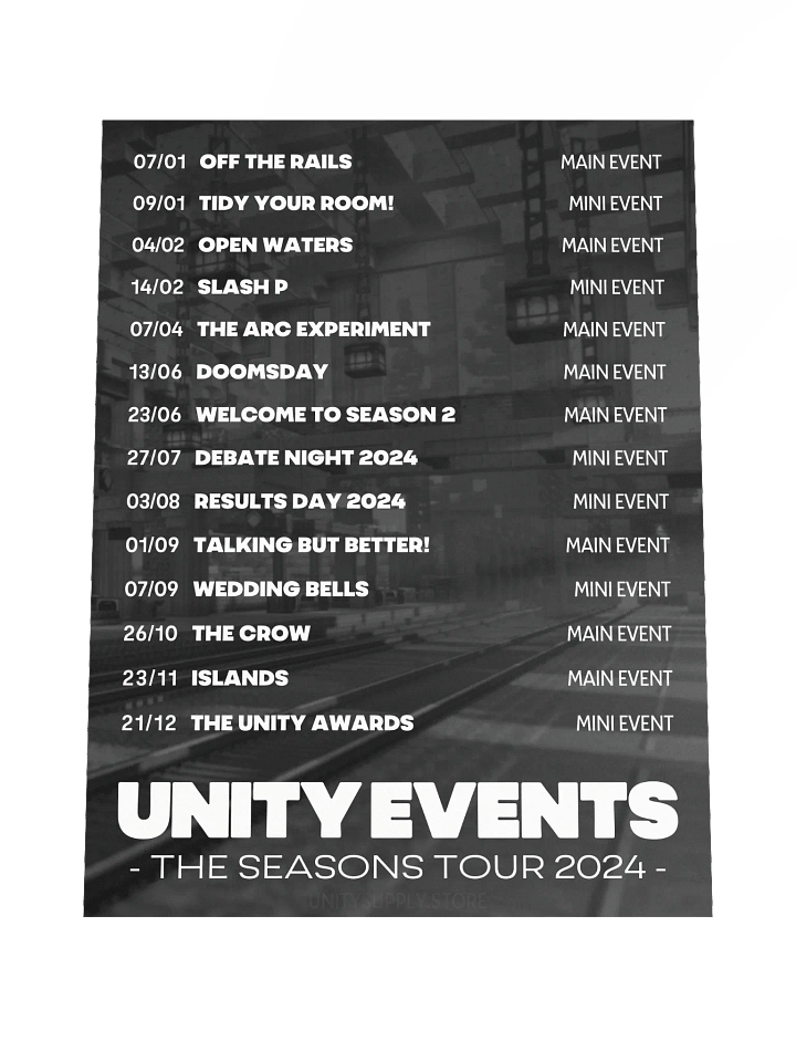 Season 1 & 2 Tour Poster product image (1)