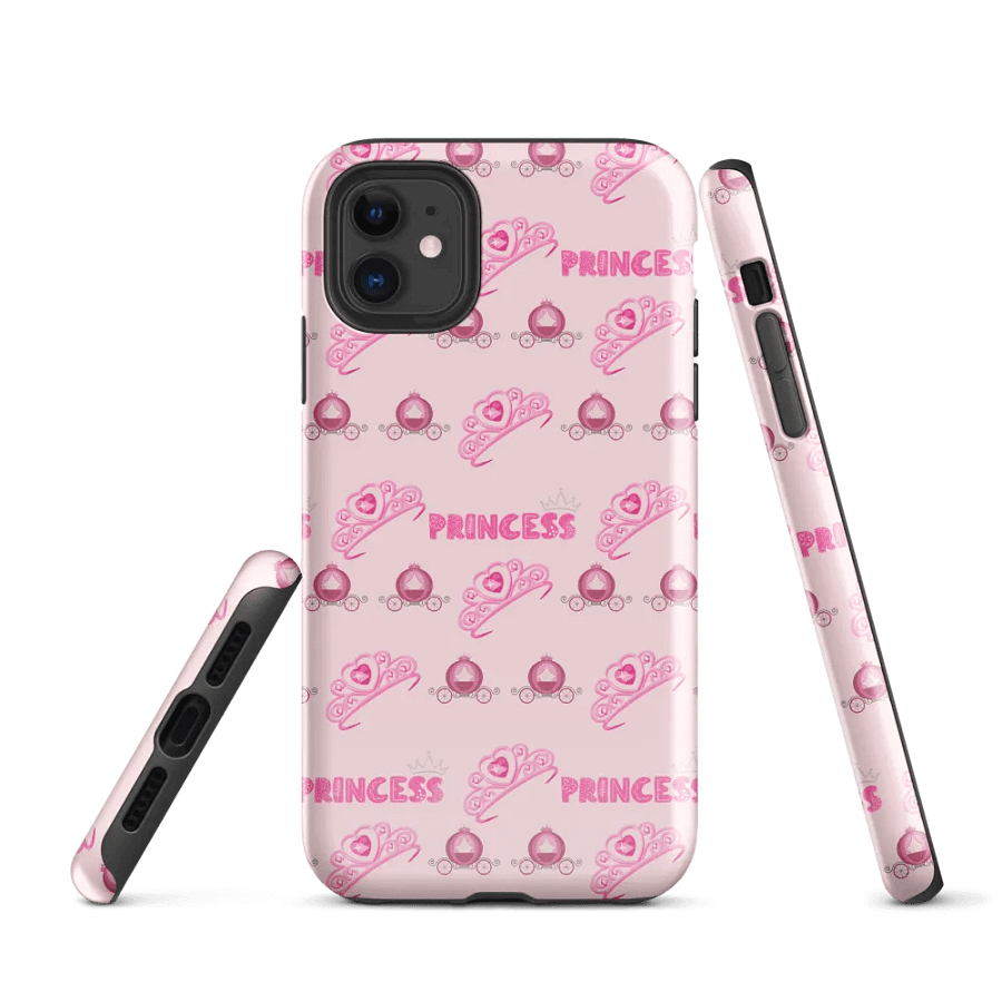 Pink Princess iPhone Tough Case product image (1)