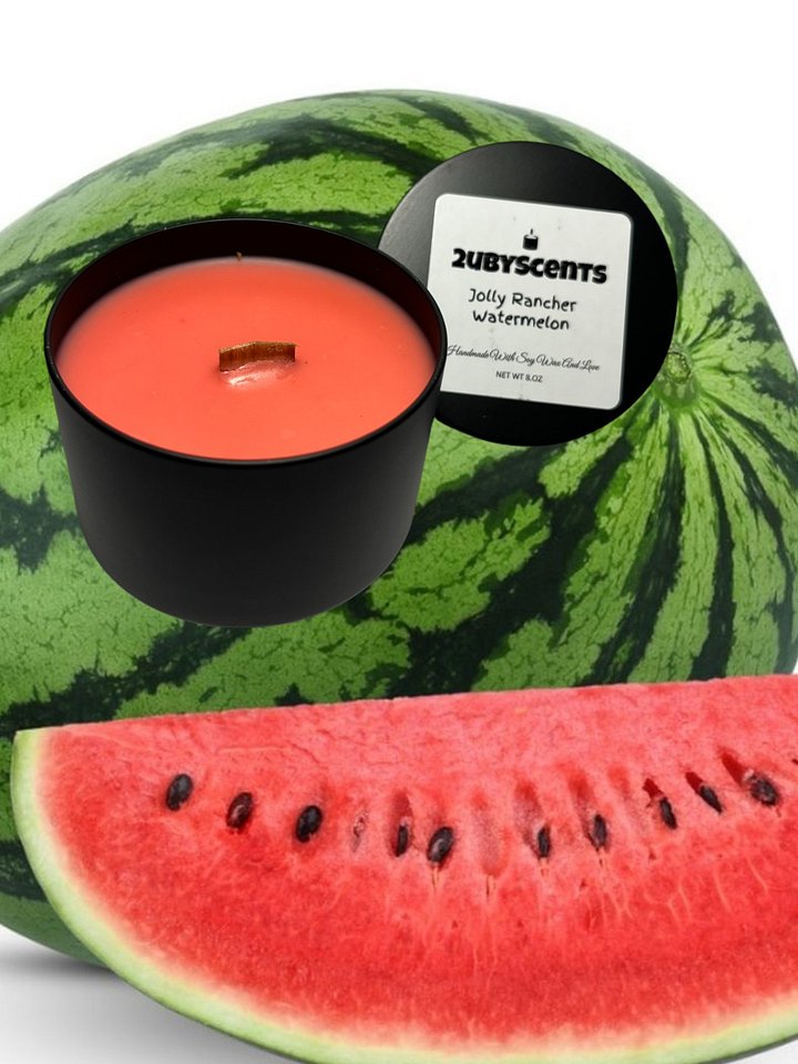 Watermelon Scented 8. oz Candles product image (1)