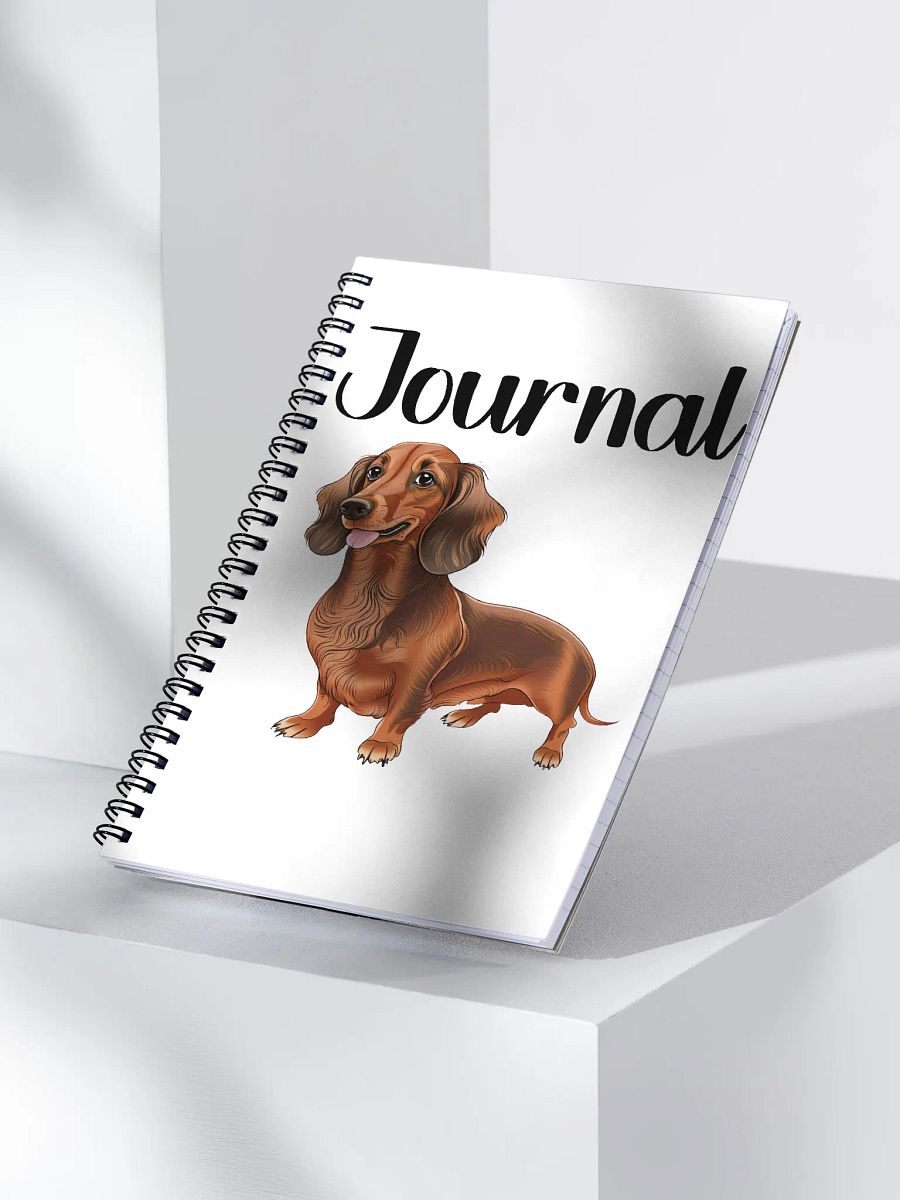 Whimsical Dachshund and Butterfly Dreams Spiral Notebook product image (3)