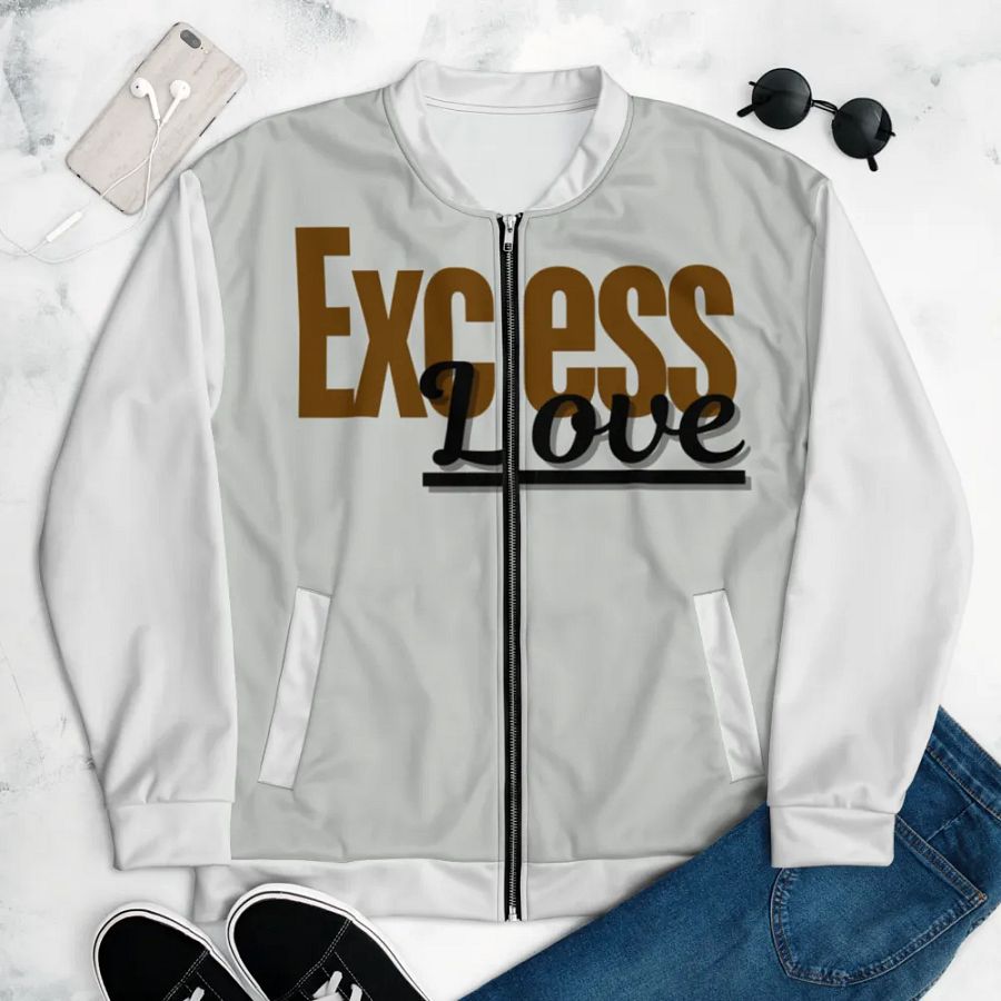 God's Love is excess unisex Bomber Jacket product image (6)