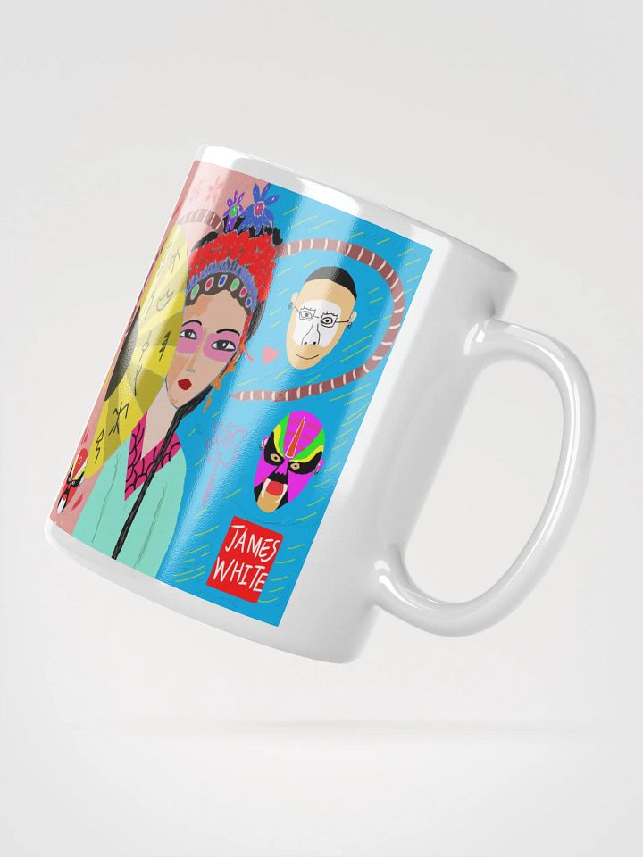 White Glossy Mug: opera product image (4)
