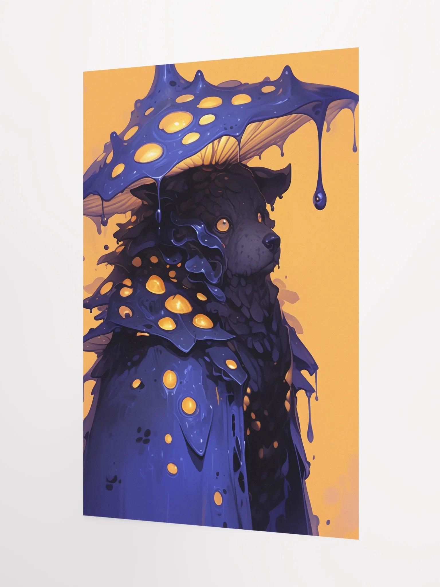 Mystical Mushroom Dog Poster product image (6)