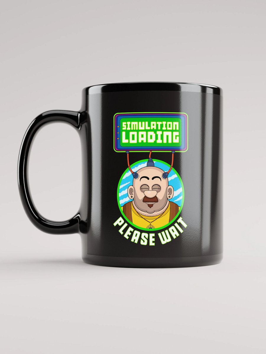Simulation Loading - Black Glossy Mug product image (12)
