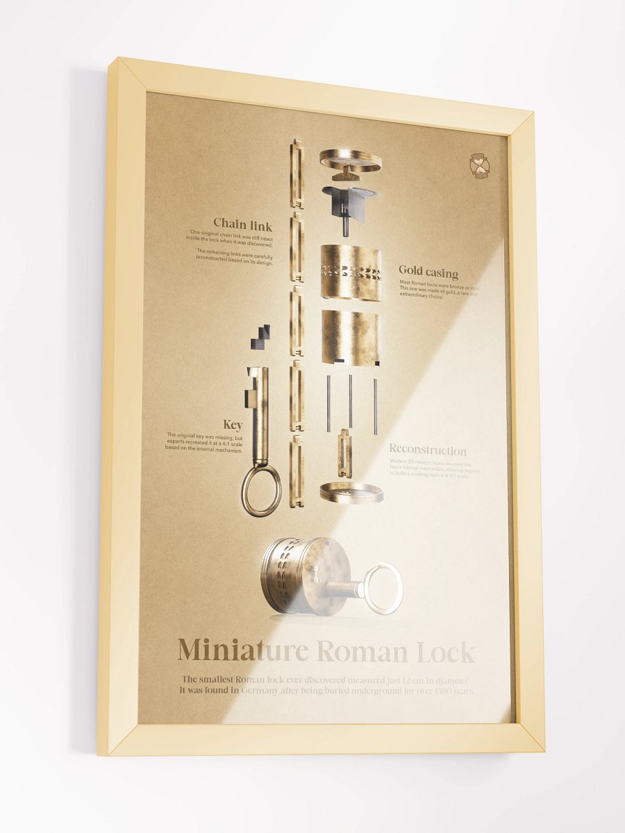 Miniature Roman Lock Framed Poster product image (4)