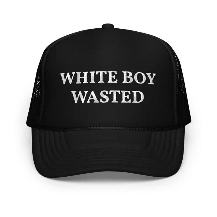 White boy wasted - Embroidered Trucker Cap Hat product image (1)