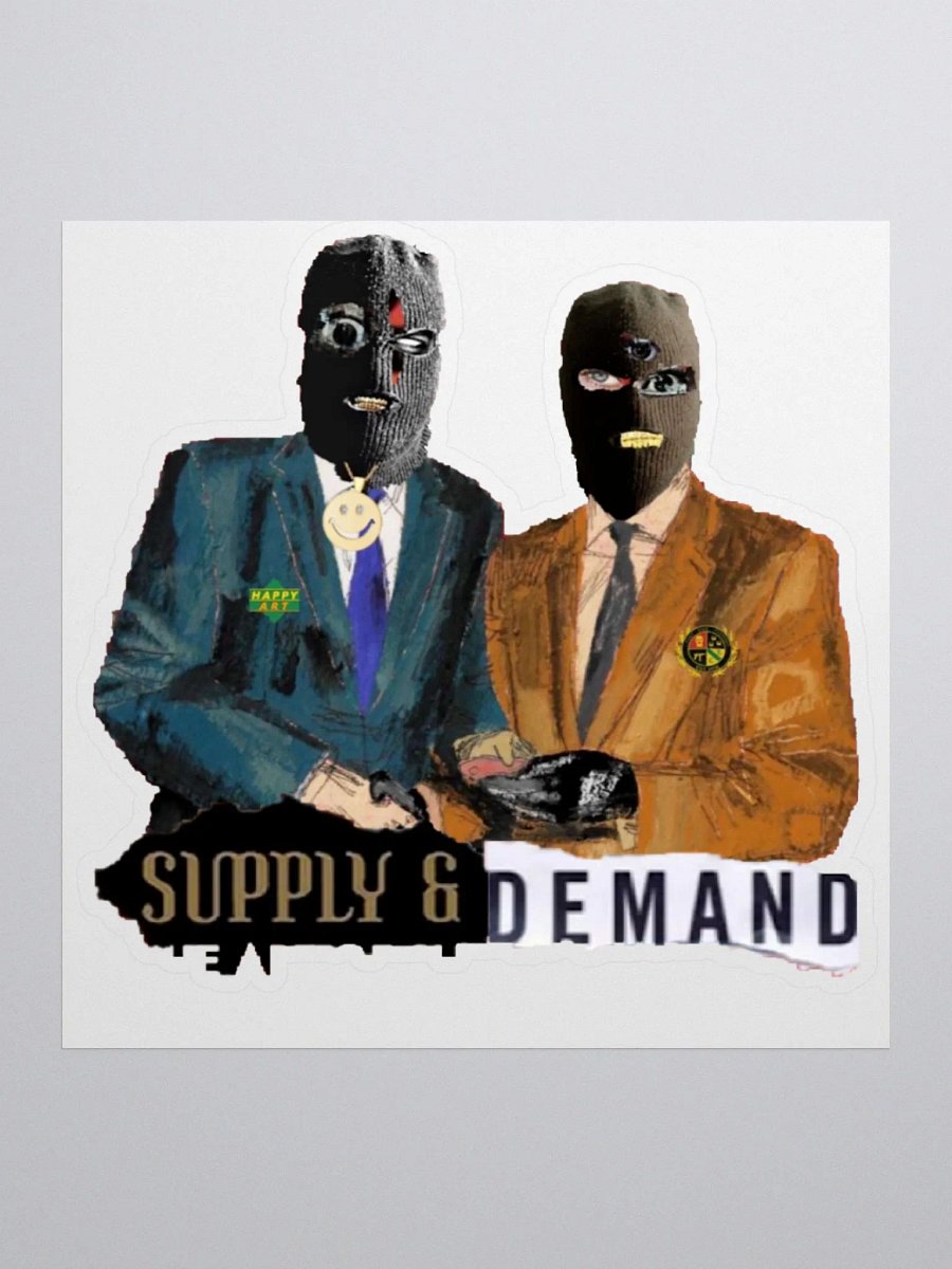SUPPLY & DEMAND STICKER product image (1)