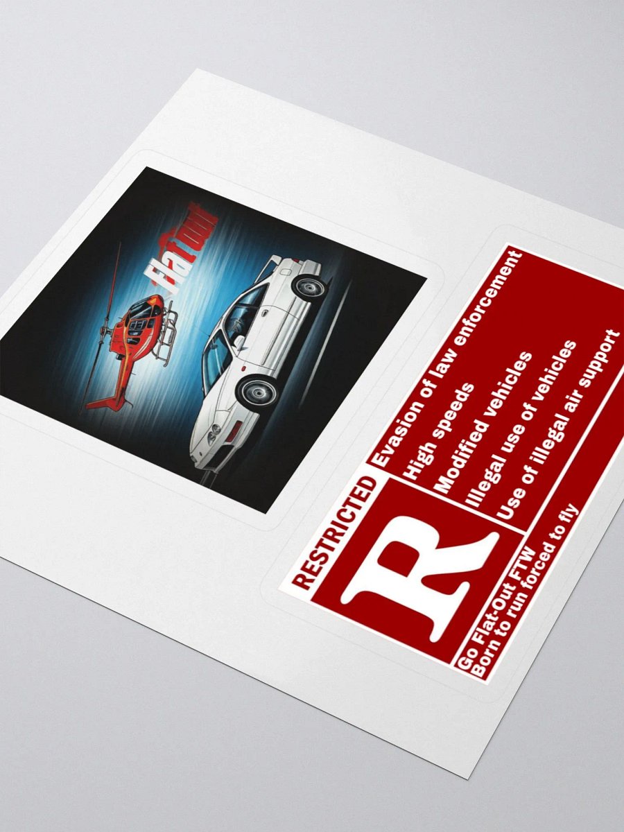 WRX.PILOT x Flat-Out Sticker set product image (3)