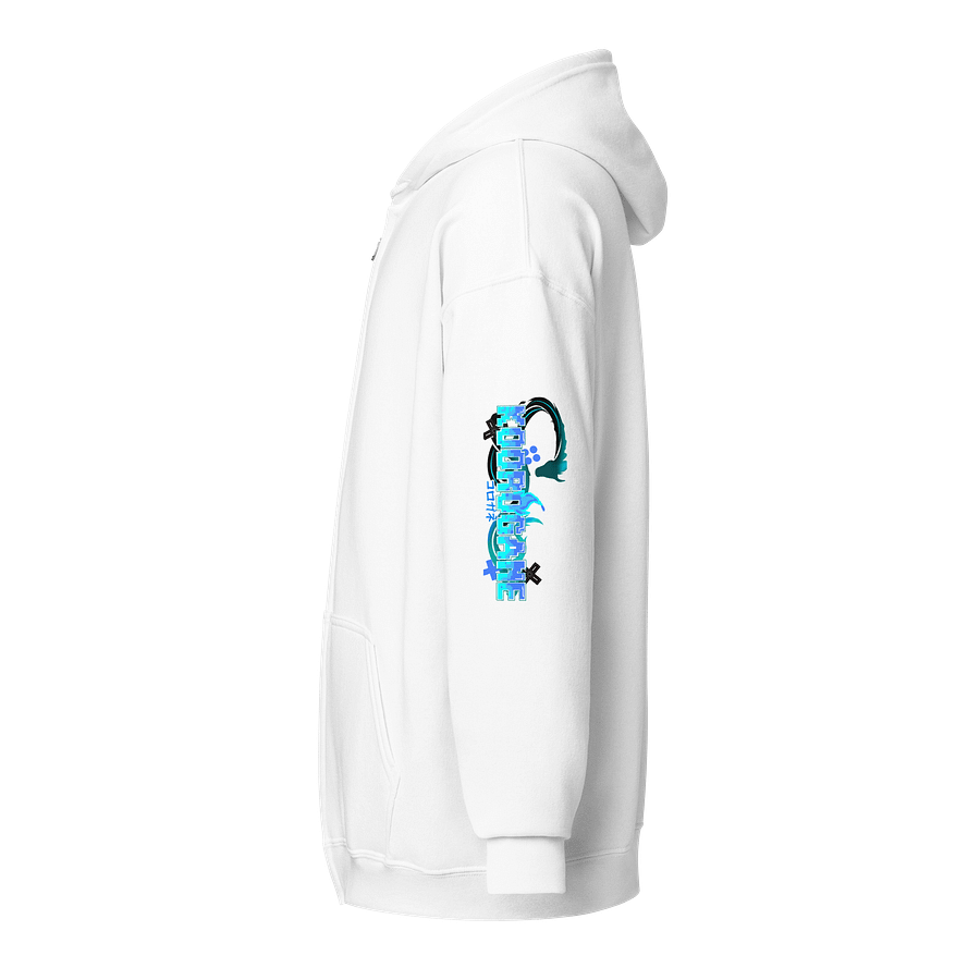 White Logo Zip Hoodie product image (4)