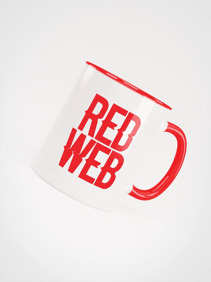 Red Web Mug product image (4)