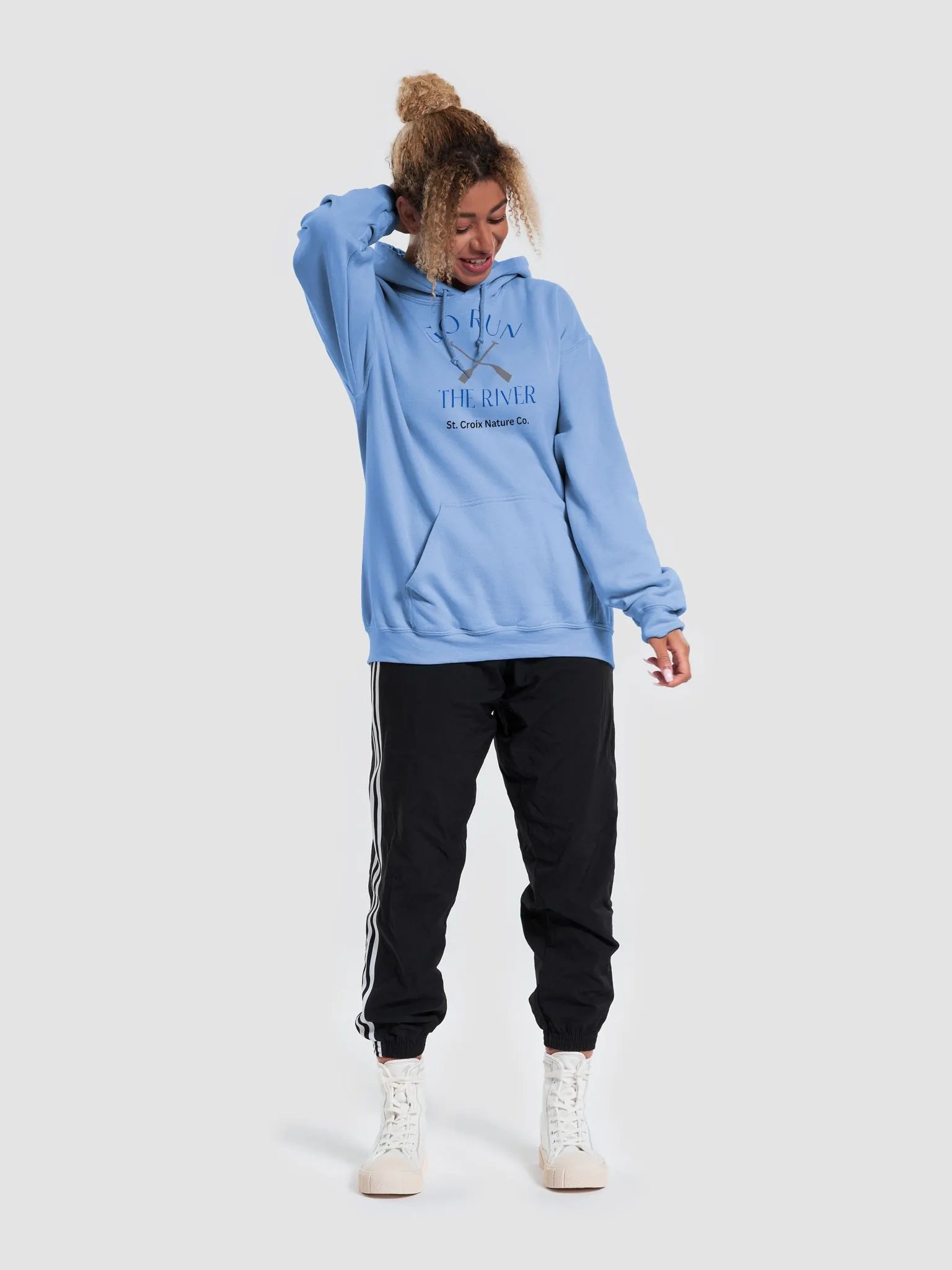 GO RUN THE RIVER - Heavy Blend Hoodie product image (8)