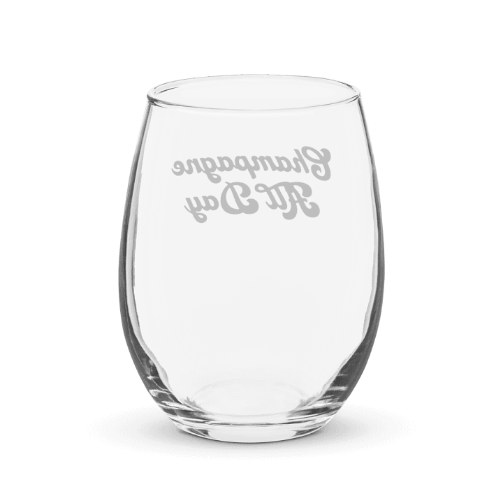 Champagne All Day Wine Glass - Wine Inspired Glassware for Wine Lovers product image (2)
