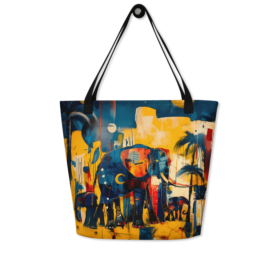 Wildlife Elephant Tote Bag product image (8)