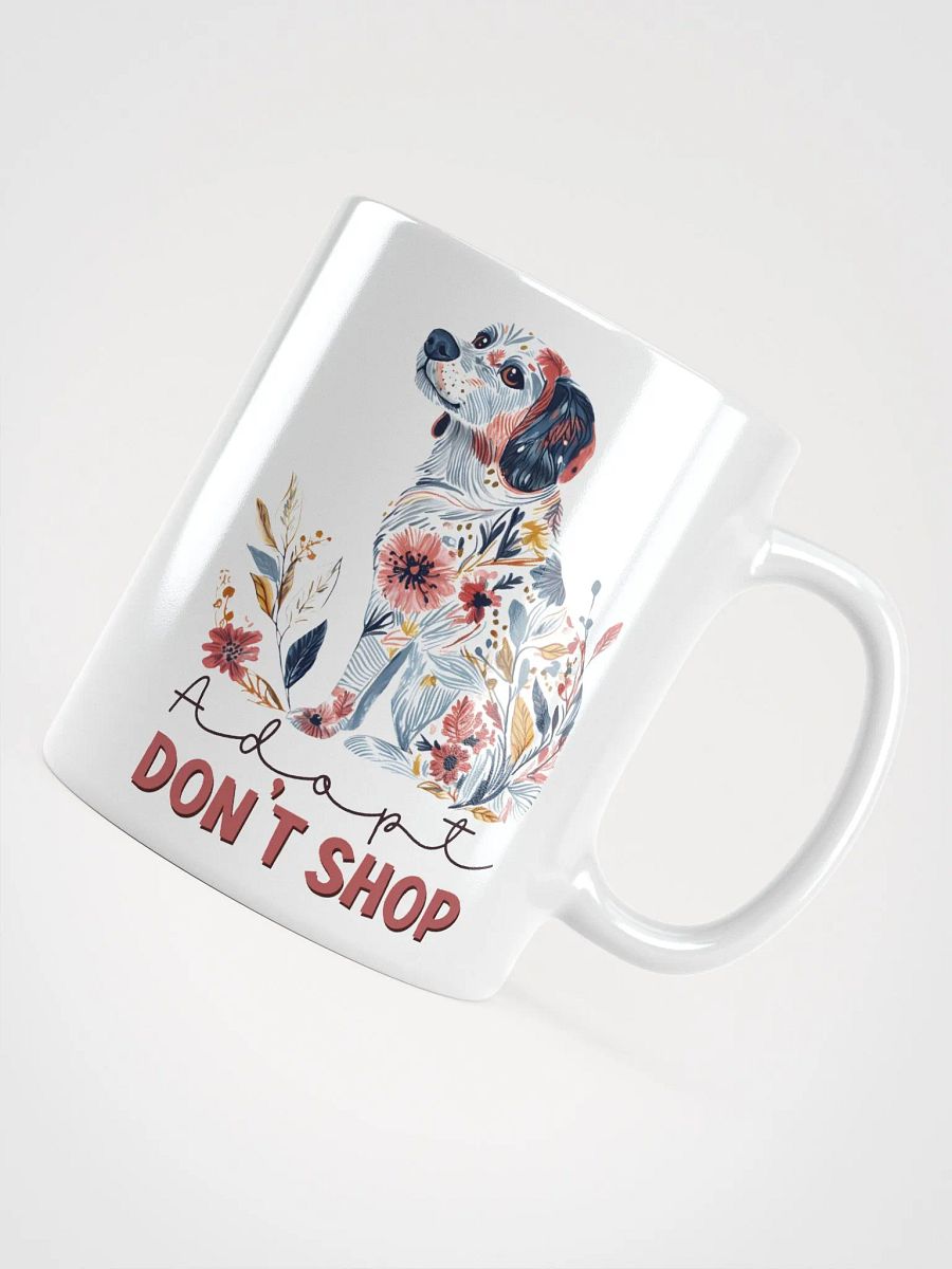 Floral Paws Dog Adoption Mug product image (4)