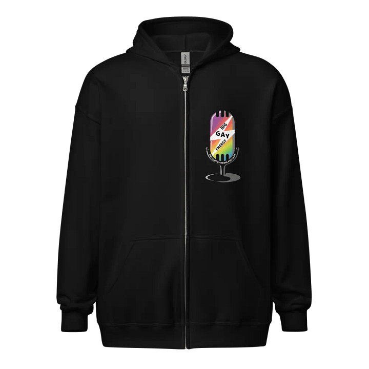 Big Gay Energy Logo Unisex Zip Hoodie product image (1)