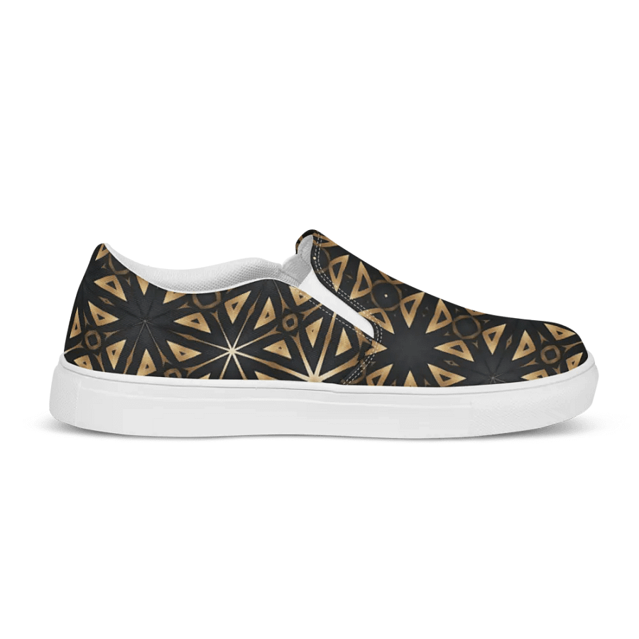Symmetry in Gold Canvas Shoes product image (7)