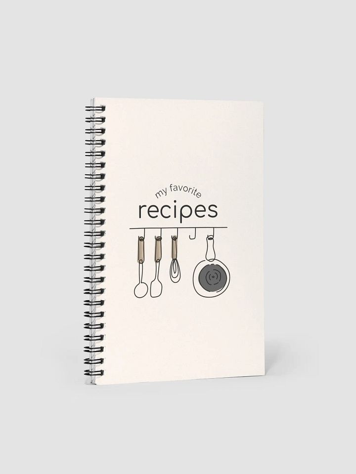 My Favorite Recipes Spiral Notebook product image (1)