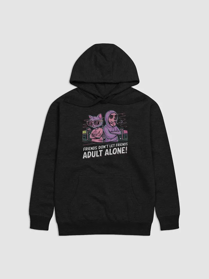 Cool Cat and Dog Friends Hoodie product image (2)
