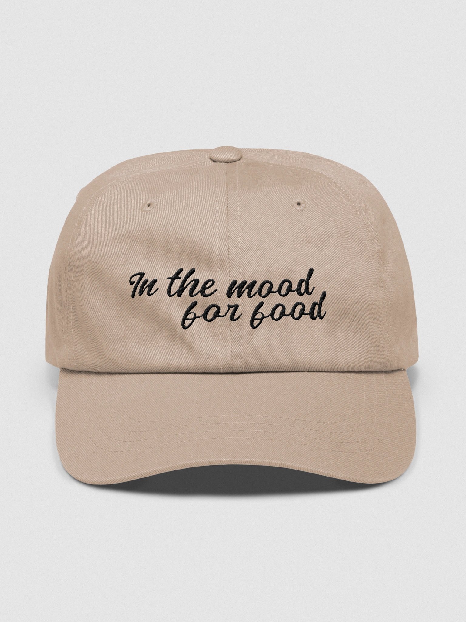 In The Mood For Food | Dad Hat – Black Pepper product image (1)