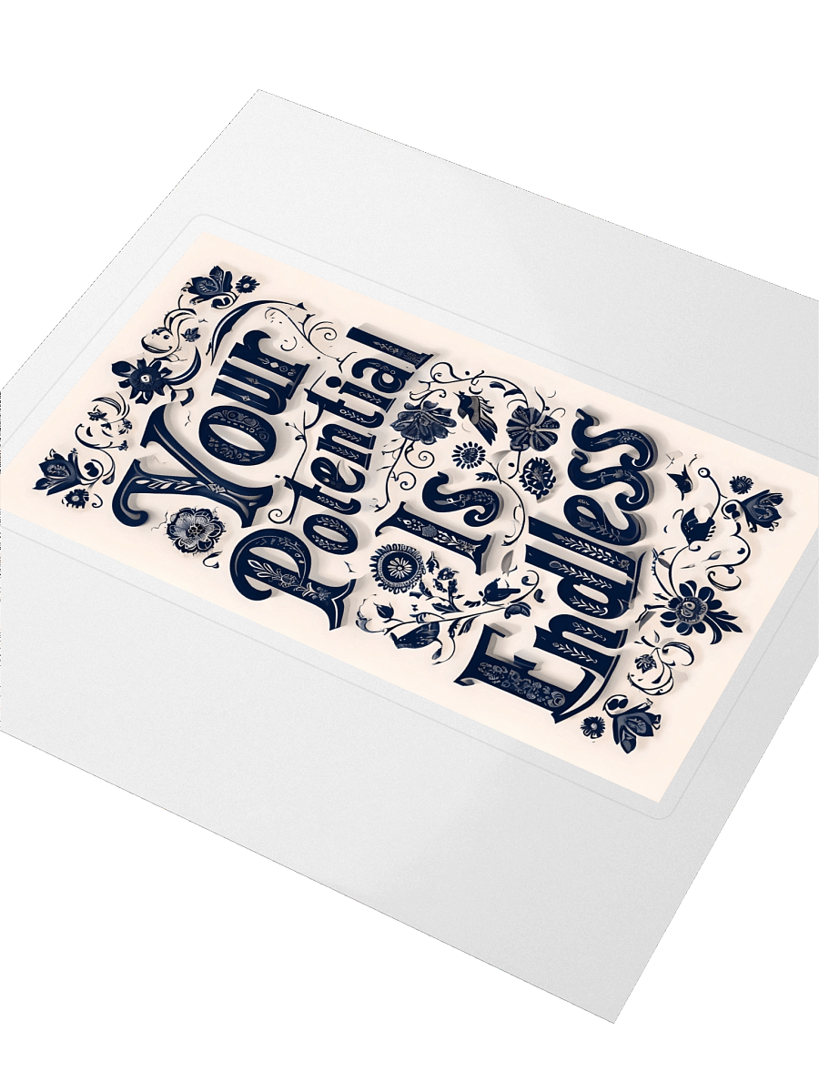 Your Potential Is Endless – Motivational Typography Sticker product image (3)