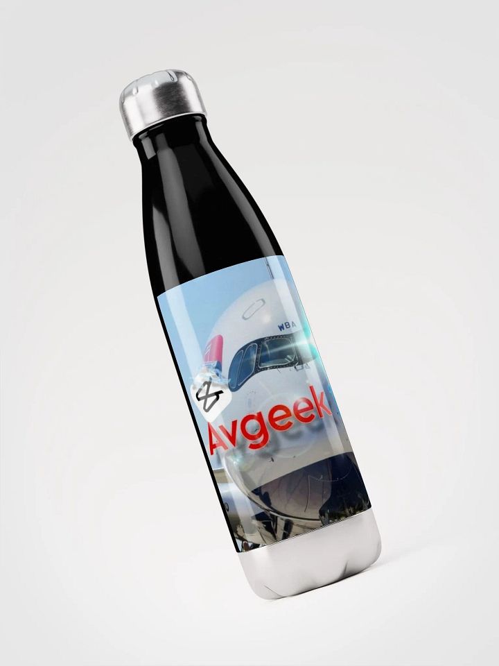 Avgeek1123 Logo Stainless Steel Water Bottle product image (1)