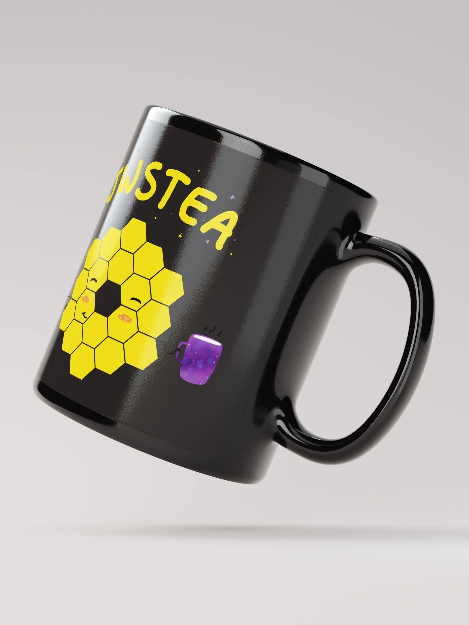 JWSTea Face Black Mug product image (4)