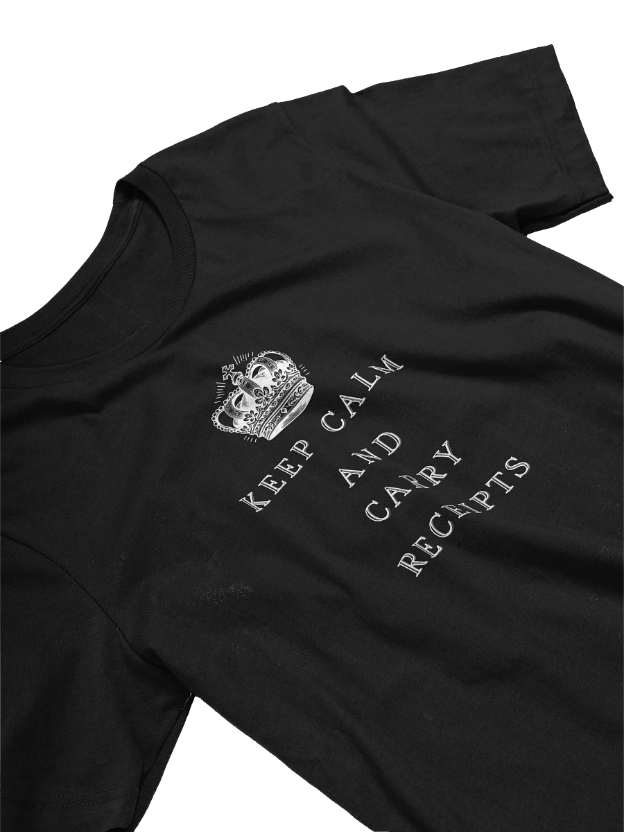"Keep calm and carry receipts" Super Soft T product image (11)