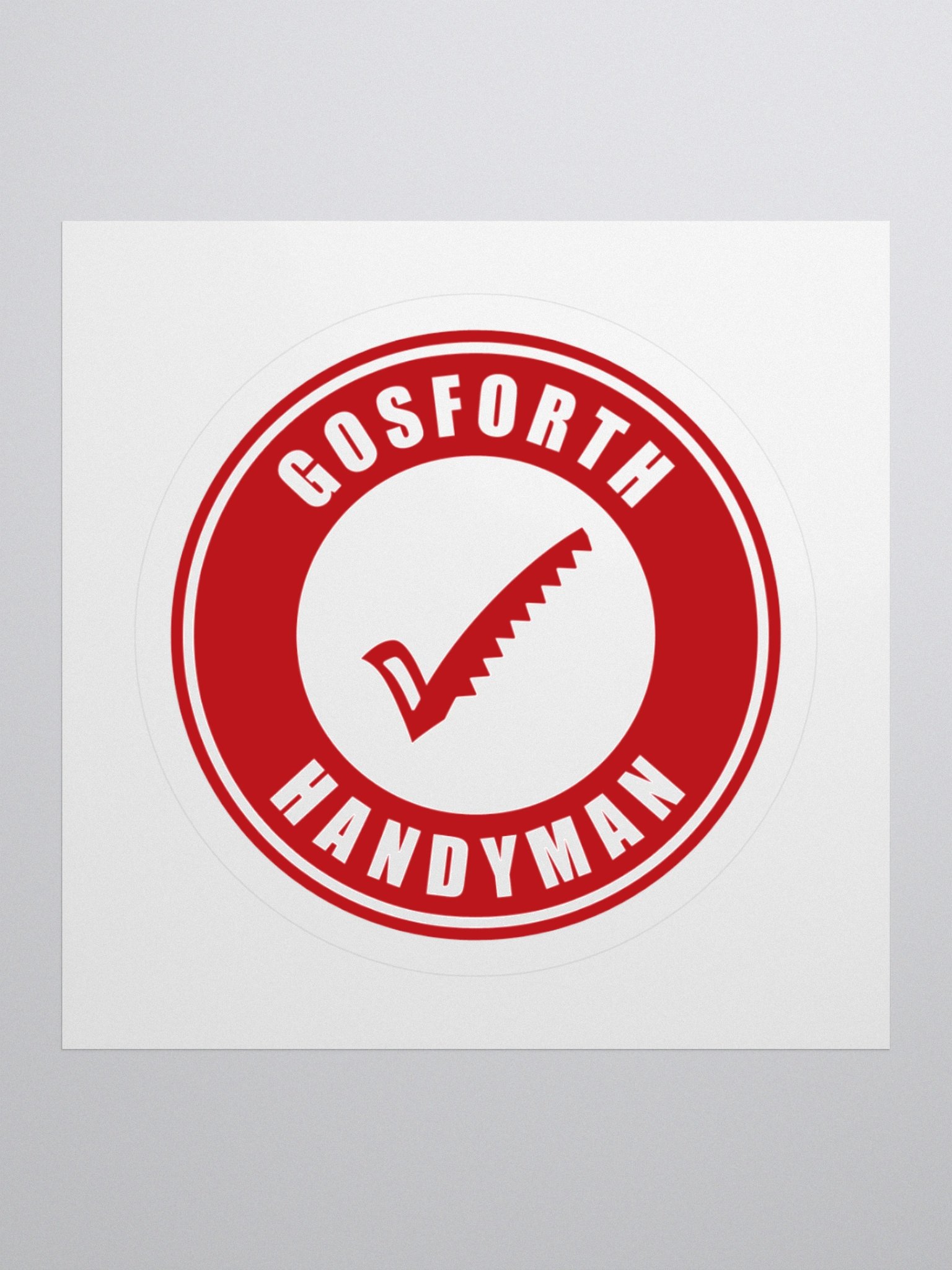 Gosforth Handyman Stickers product image (1)