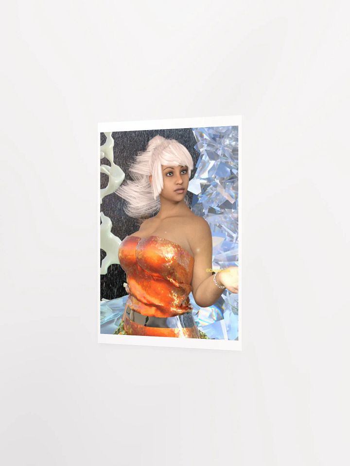 Ethereal White-Haired Woman Poster product image (19)
