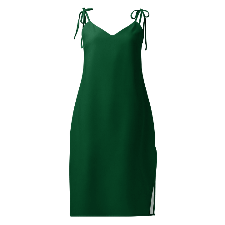 Midnight Veil Designs Sjip Dress - Green Gothic Chiffon Midi product image (1)