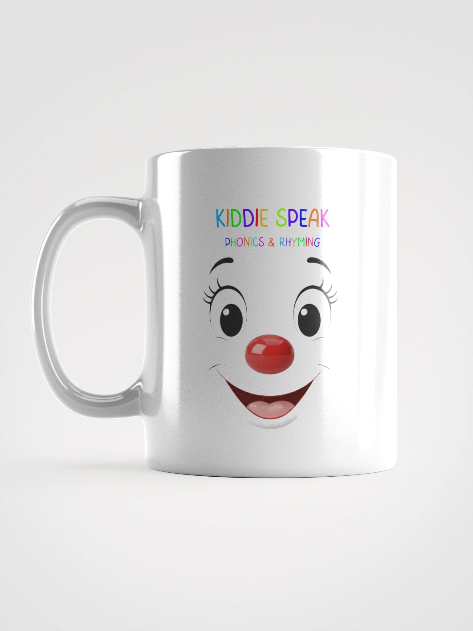 Kiddie Speak Smiling White Glossy Mug product image (1)