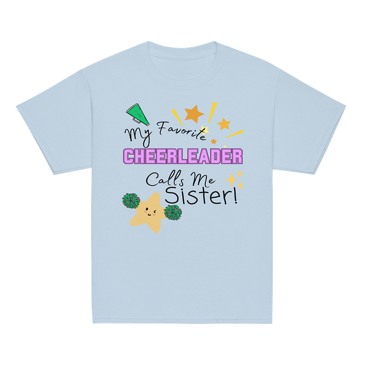 Cheerleader's Sister Youth Tee product image (1)