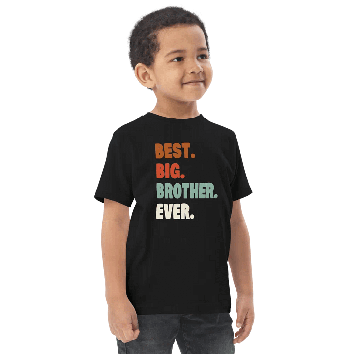 Vibrant Toddler Tee for the Best Big Brother Ever product image (2)