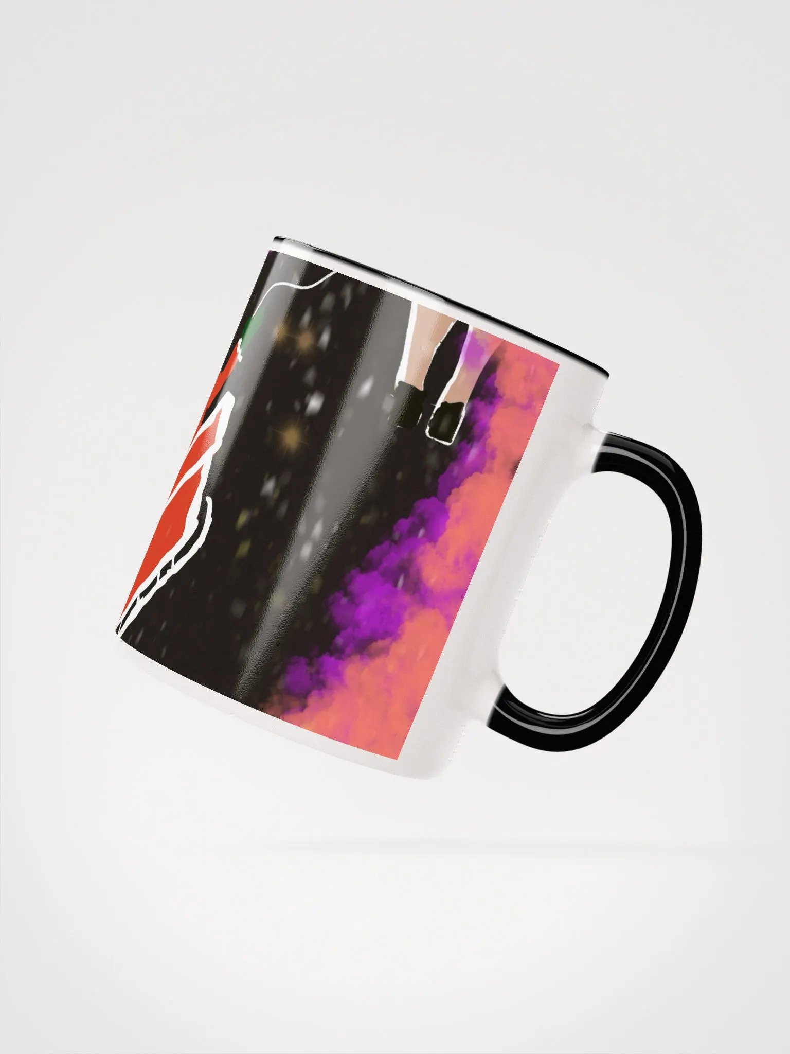 Santa's Cosmic Sleigh Ride Ceramic Mug product image (3)