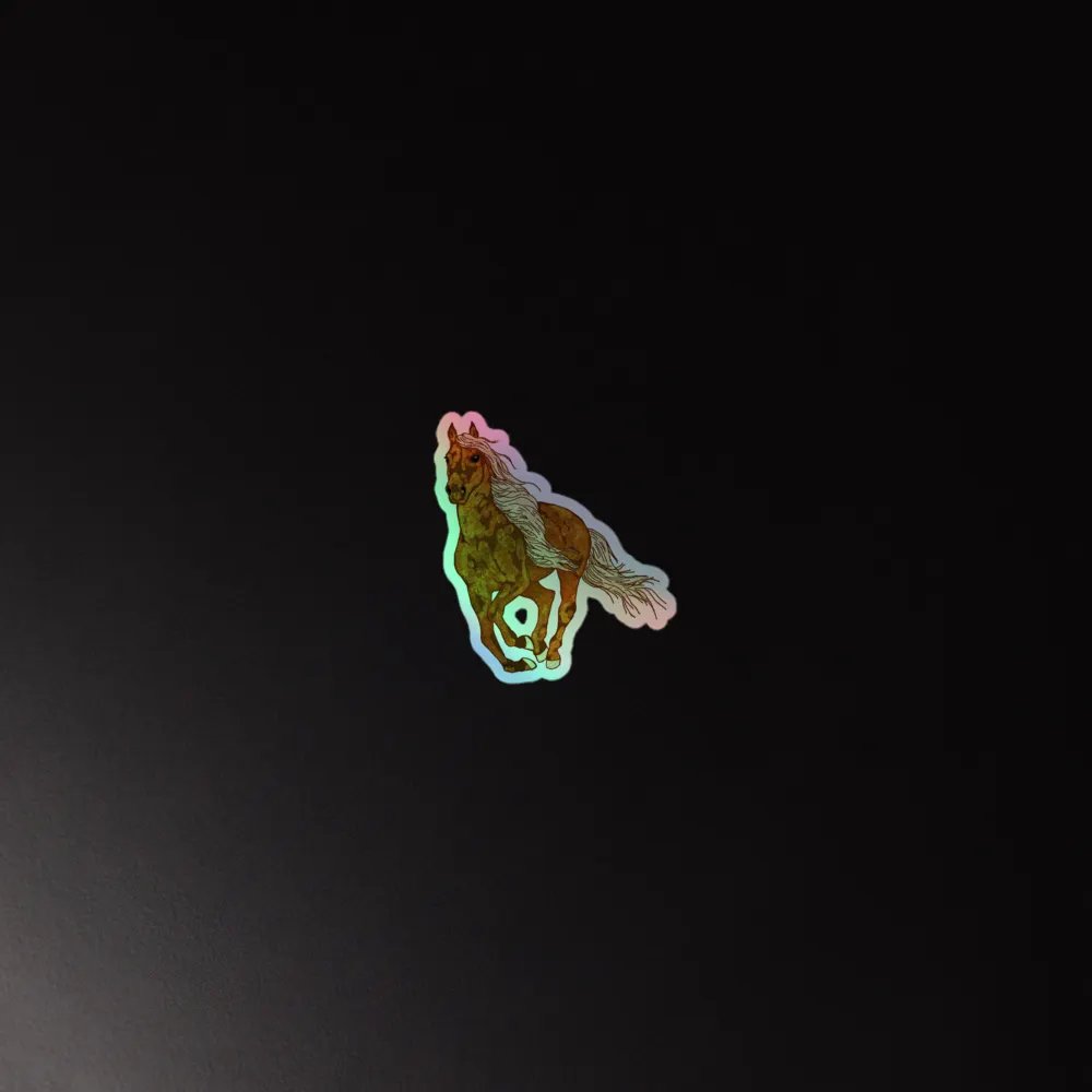 Ember Holographic sticker product image (4)