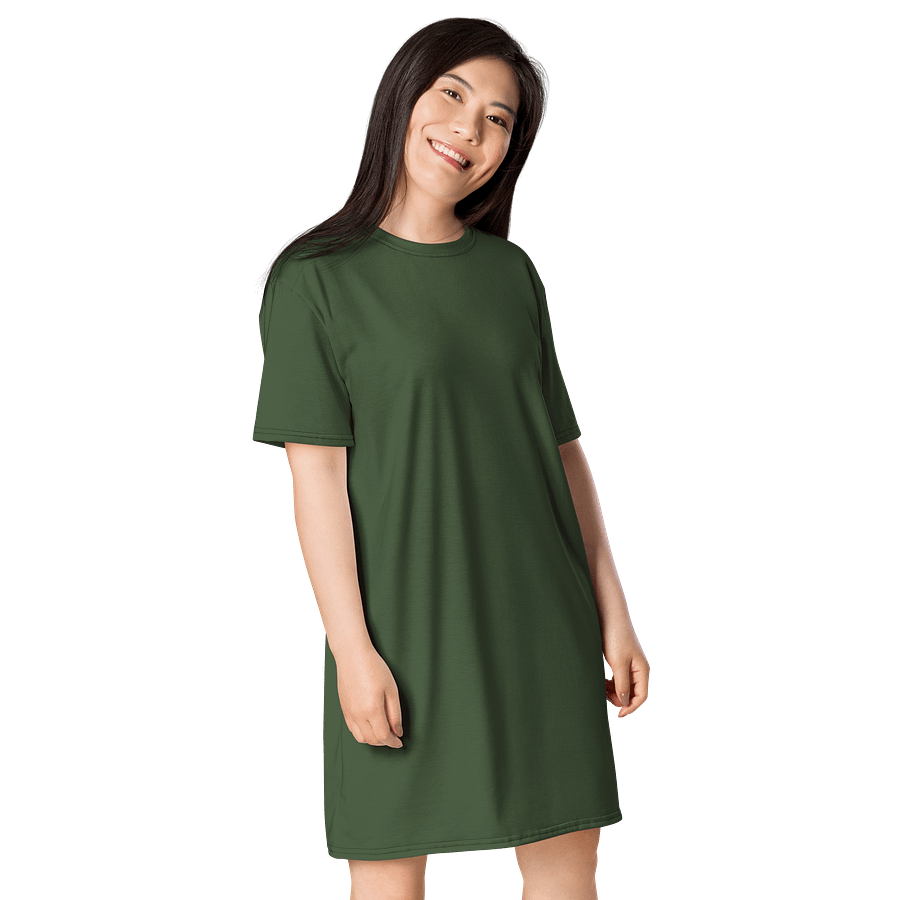 Oversized T-Shirt Dress - Earthy Tom Thumb, Sizes 2XS-6XL product image (4)