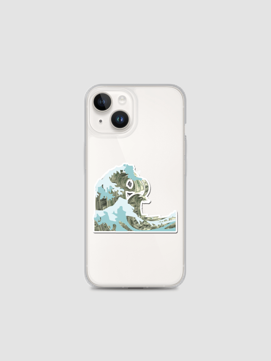 CLEAR MONEYWAVE iPHONE CASE product image (1)
